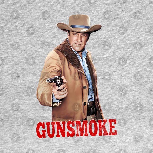 Gunsmoke - Matt Dillon - Gun - 50s Tv Show by wildzerouk